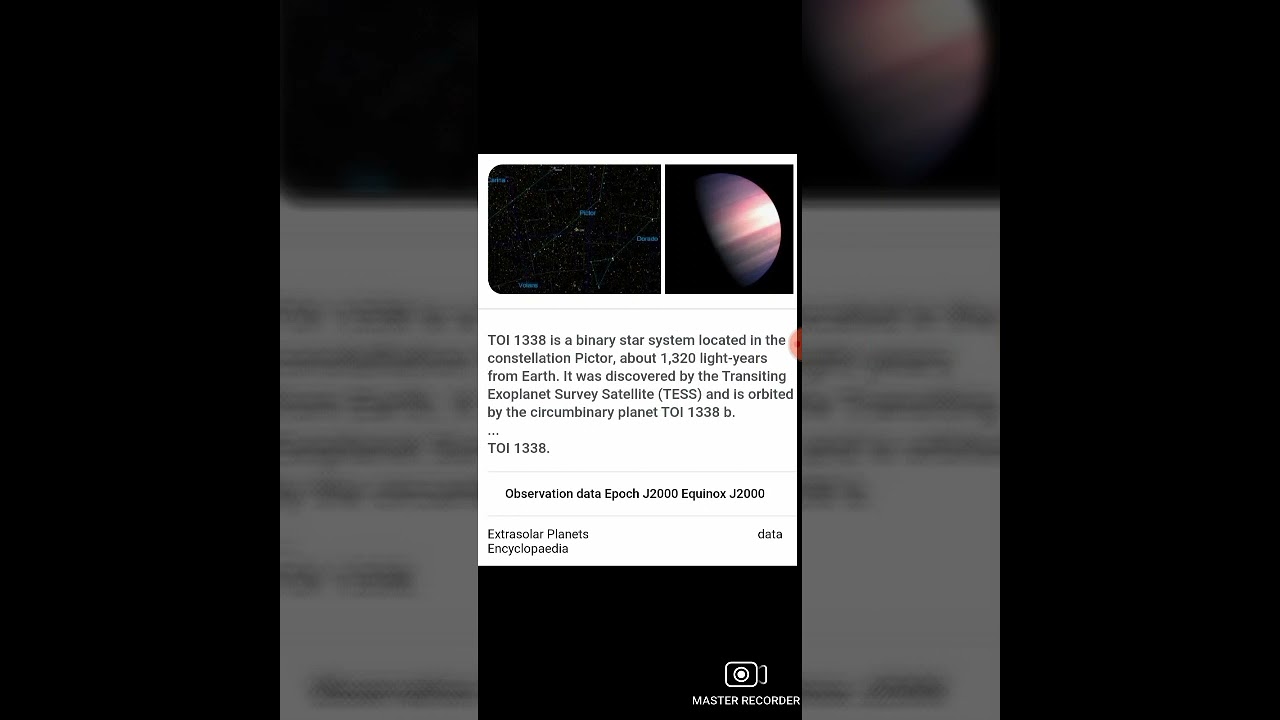 TOI 1338 b  (Exoplanet Episode no.2)