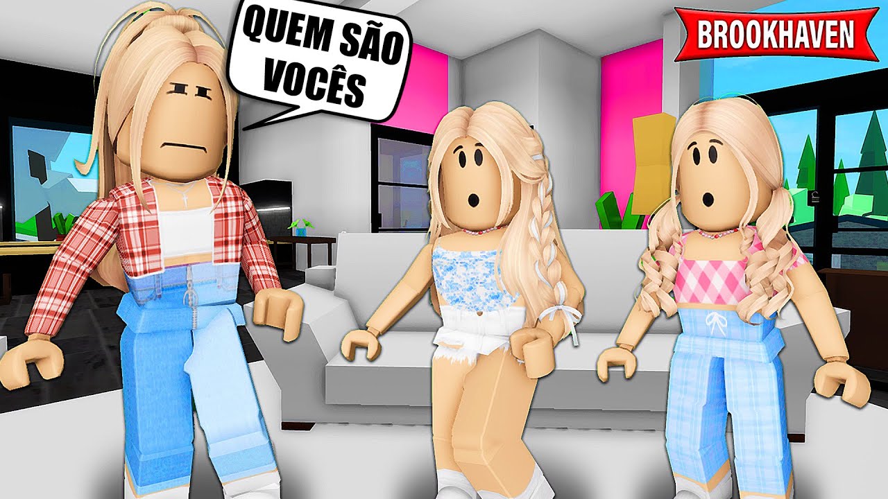 A NOSSA M&Atilde;E FINGIU QUE PERDEU A MEMORIA | Historinhas Brookhaven RP | Roblox