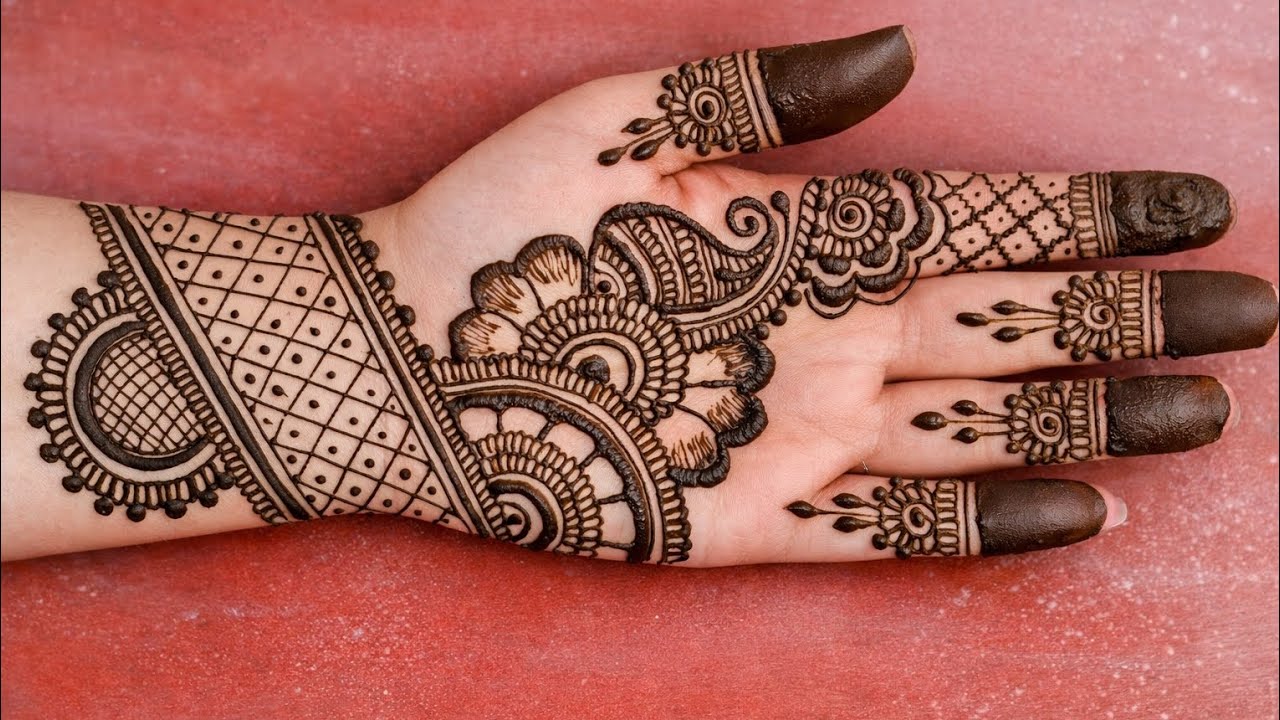 Simple beautiful and unique mehndi design | mehndi designs 