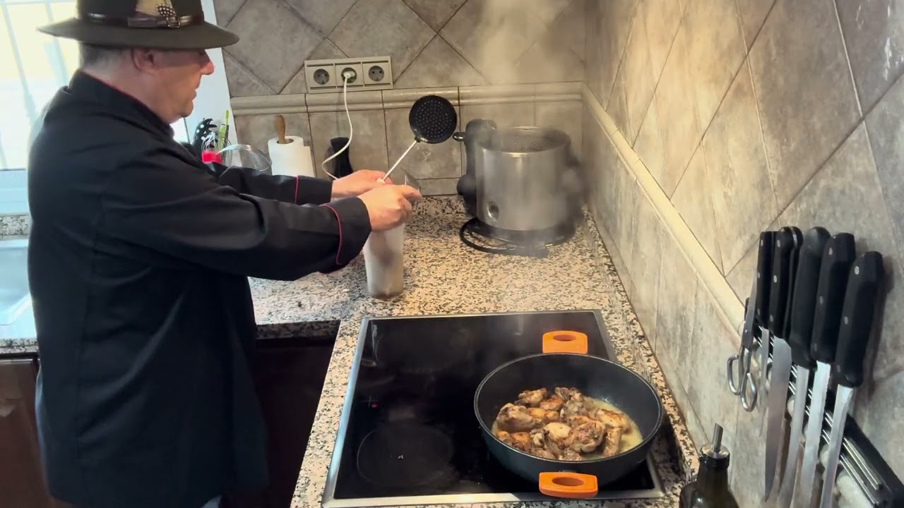 pollo en salsa de almendras al estilo de pepe #cocinarica#cocinaandaluza#