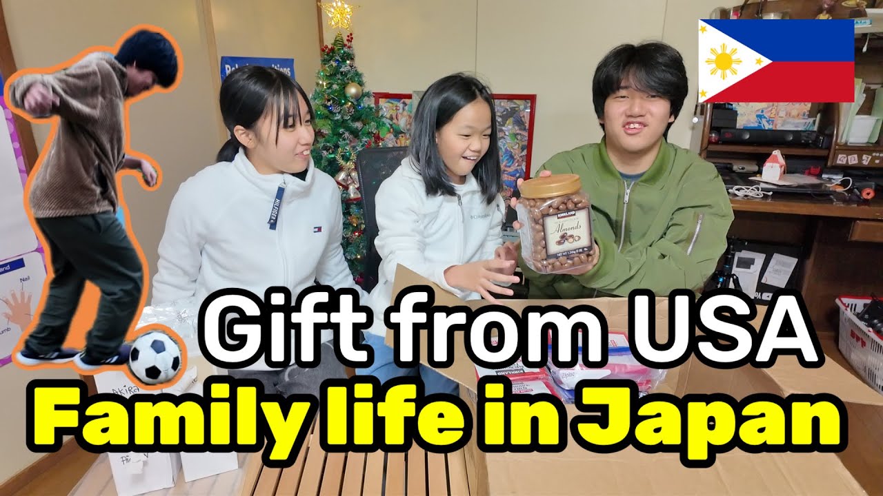 Gift from USA | Our Simple Christmas Tree | Filipino Single Father in Japan