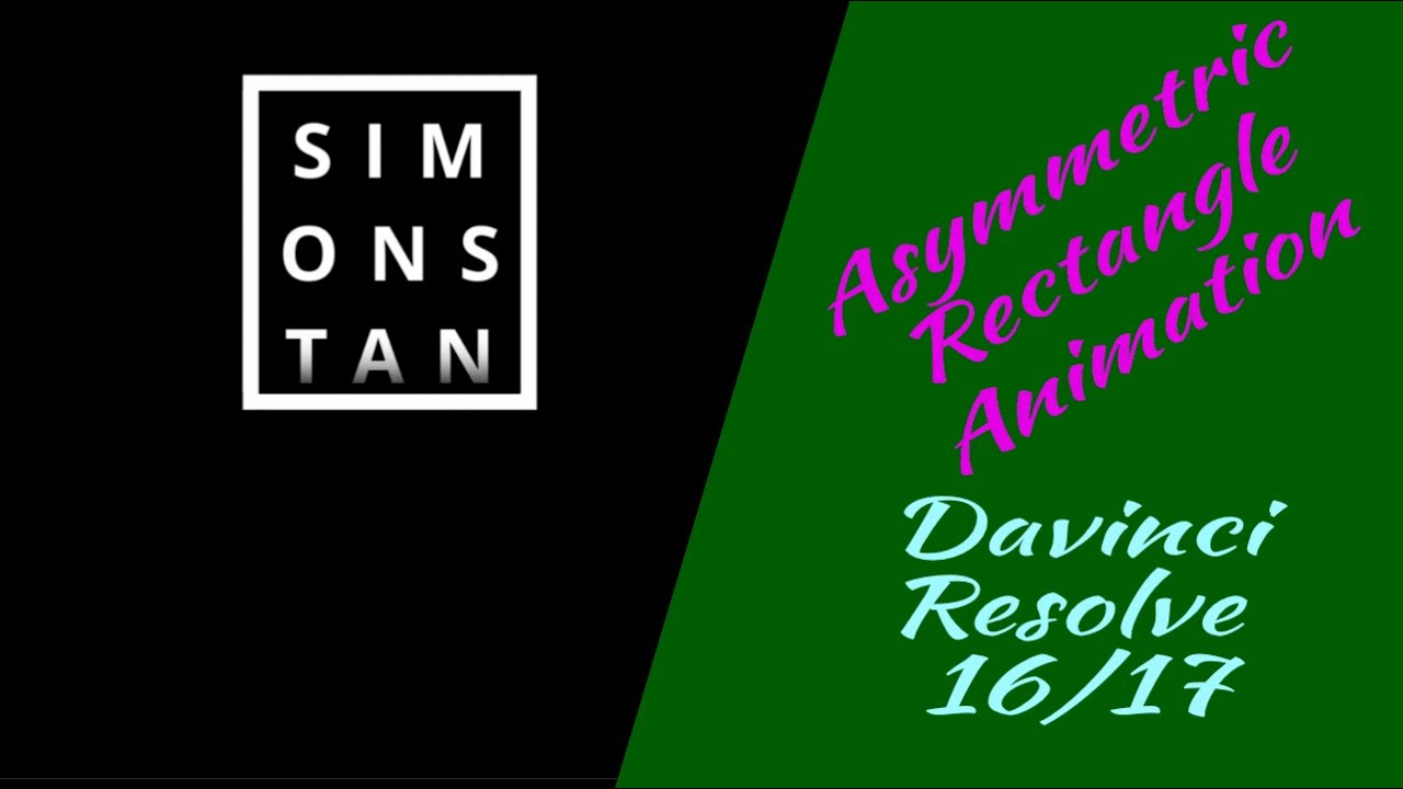 Asymmetric Rectangle Animation - DaVinci Resolve 16/17