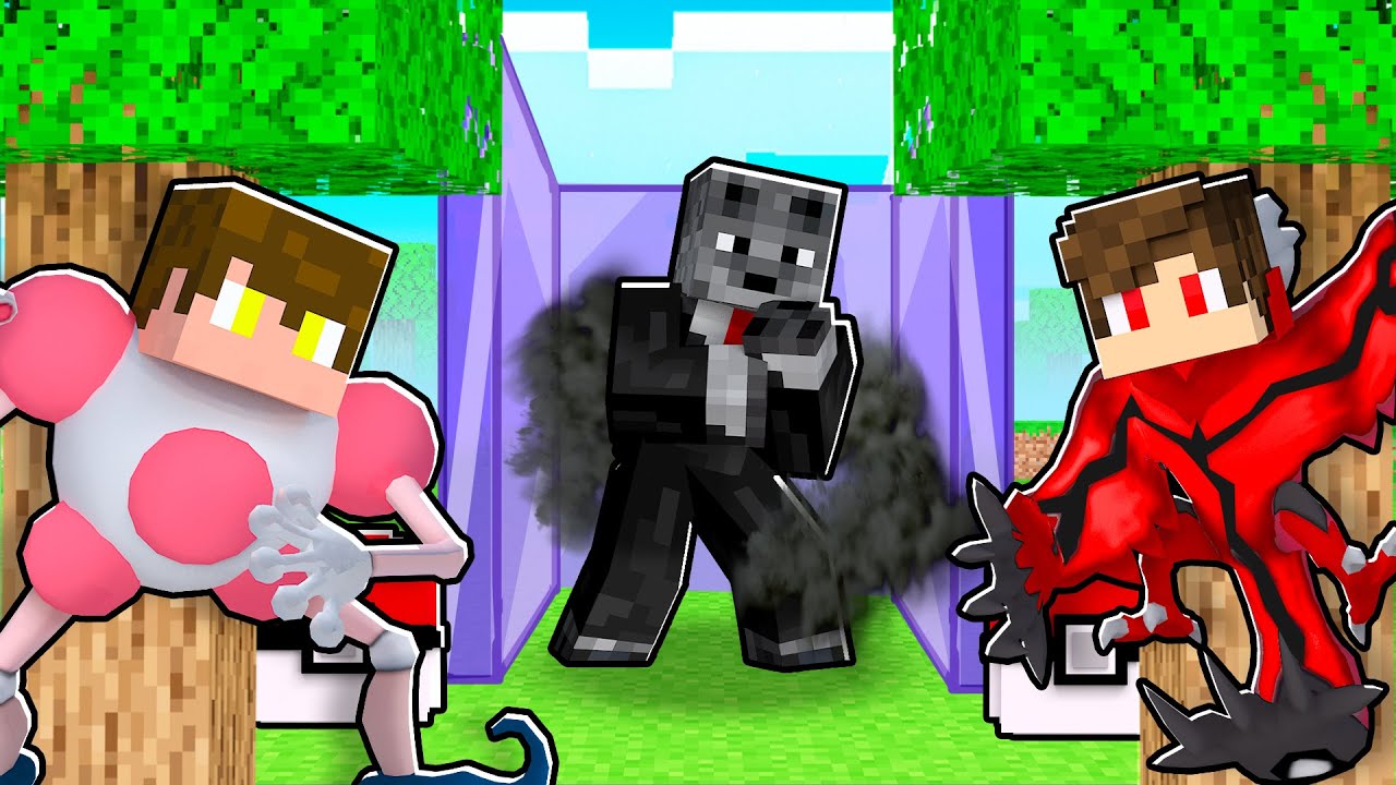 GANHEI os PODERES dos POKEMON no NOVO ESCONDE-ESCONDE LUCKY PIXELMON no MINECRAFT