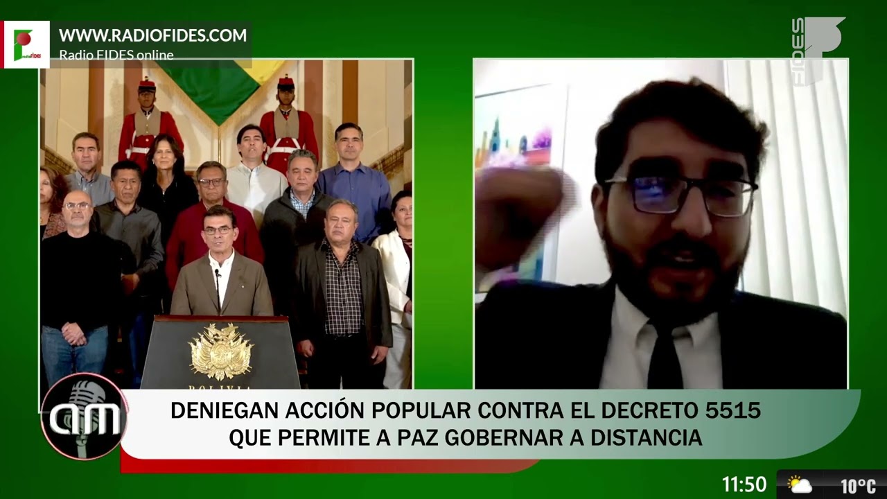 🟢 Deniegan acción popular contra el decreto 5515 que permite a Paz gobernar a distancia |21.01.26|