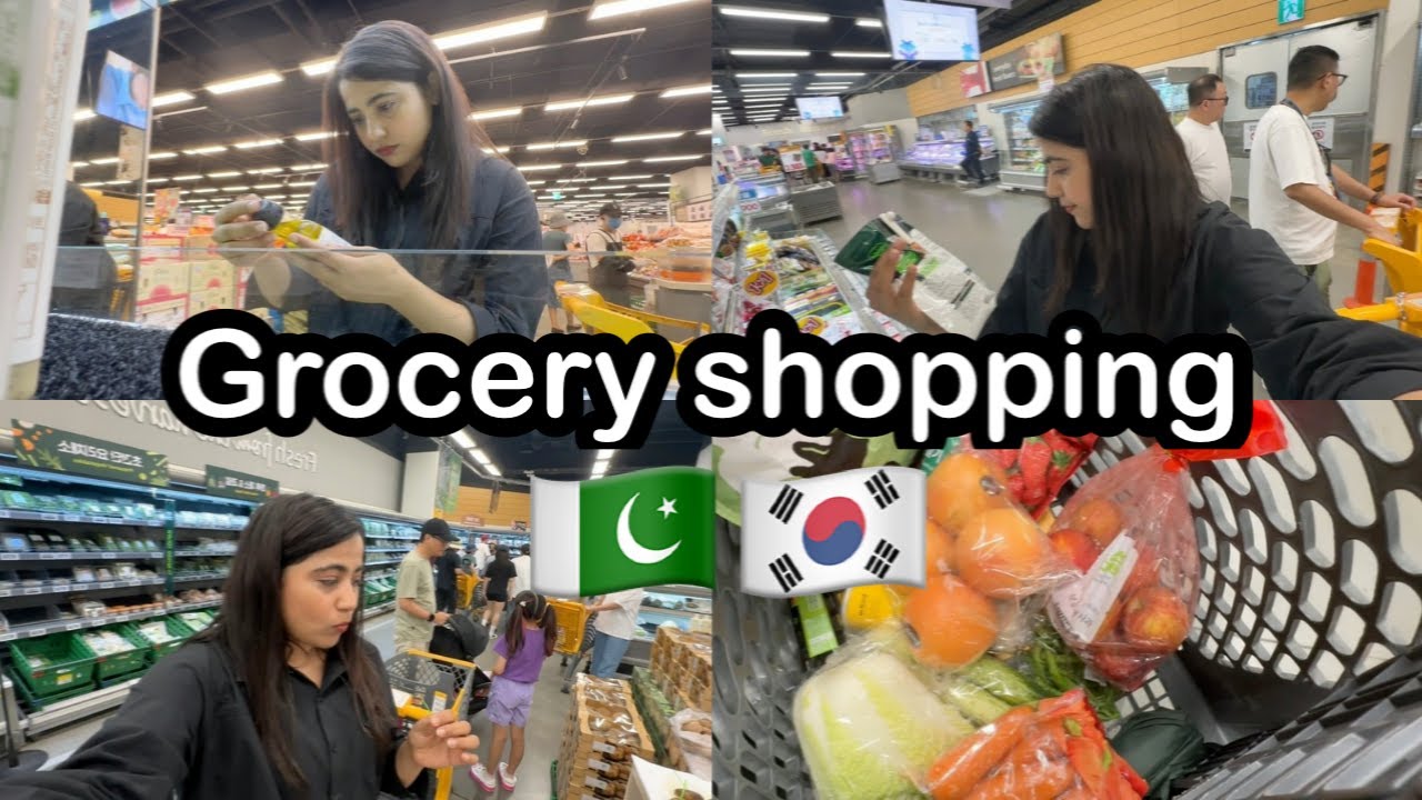 🇰🇷🇵🇰Grocery shopping in Korea | Korea is expensive than Pakistan 😭