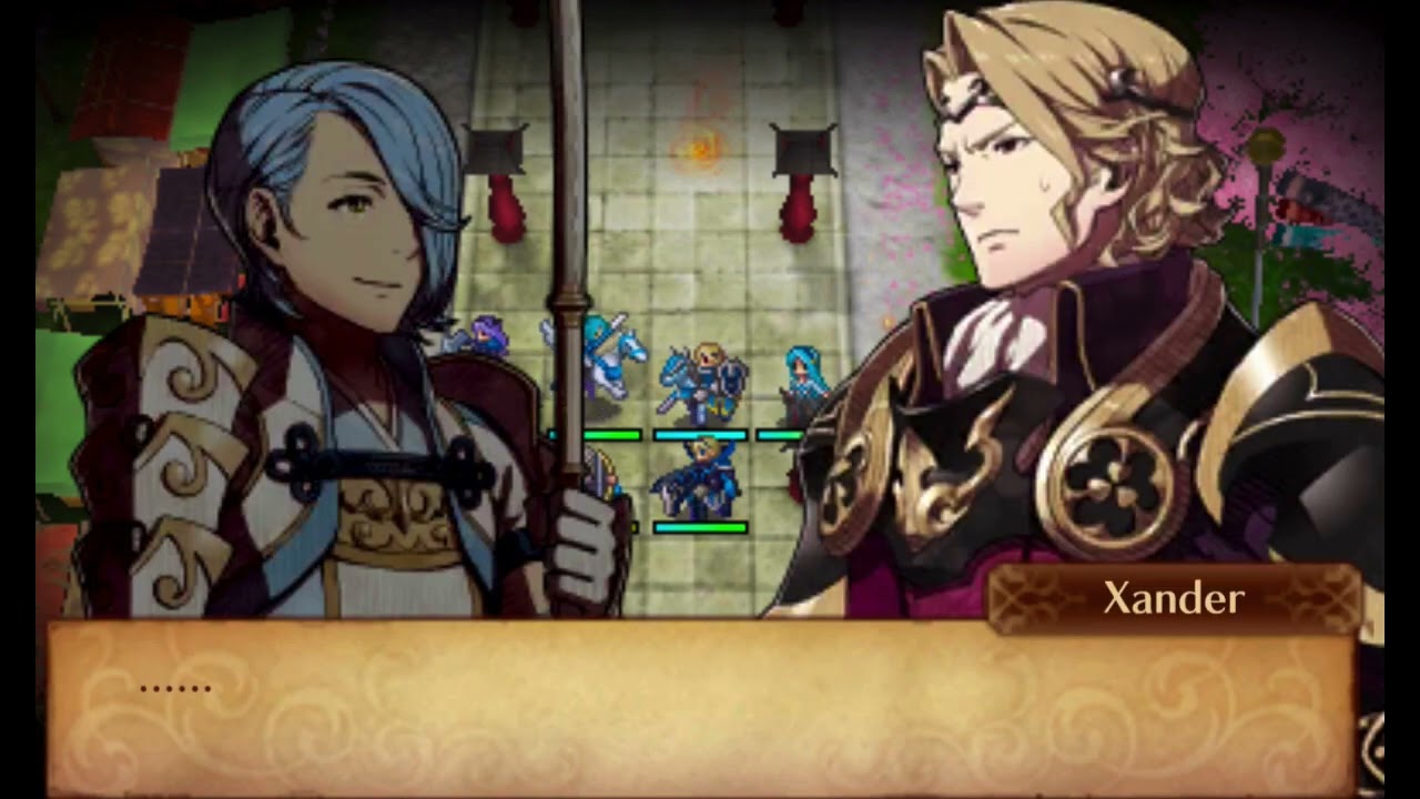 Fire Emblem Fates - Shigure & Xander conversation - Hoshidan Festival of Bonds DLC