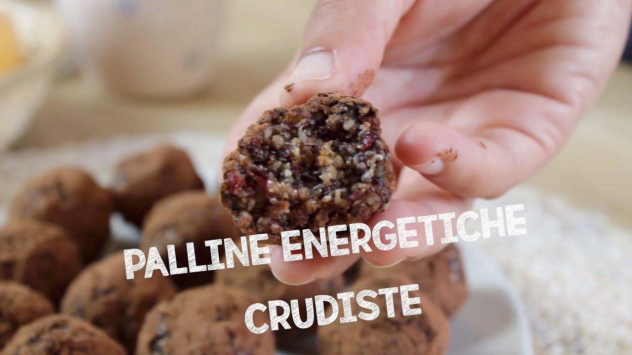 PALLINE ENERGETICHE CRUDISTE - Semplici, veloci e salutari | Elefanteveg