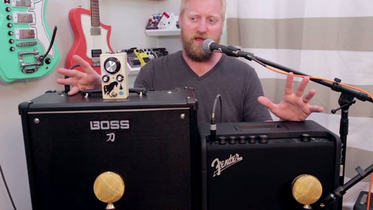 Fender Mustang GT40 VS. Boss Katana 50