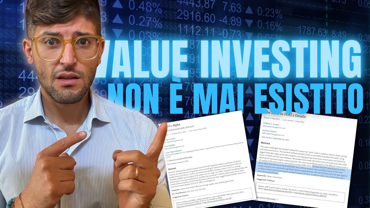Azioni VALUE Oggi? Rivisitiamo (totalmente) il VALUE INVESTING da Graham e Buffett ad oggi