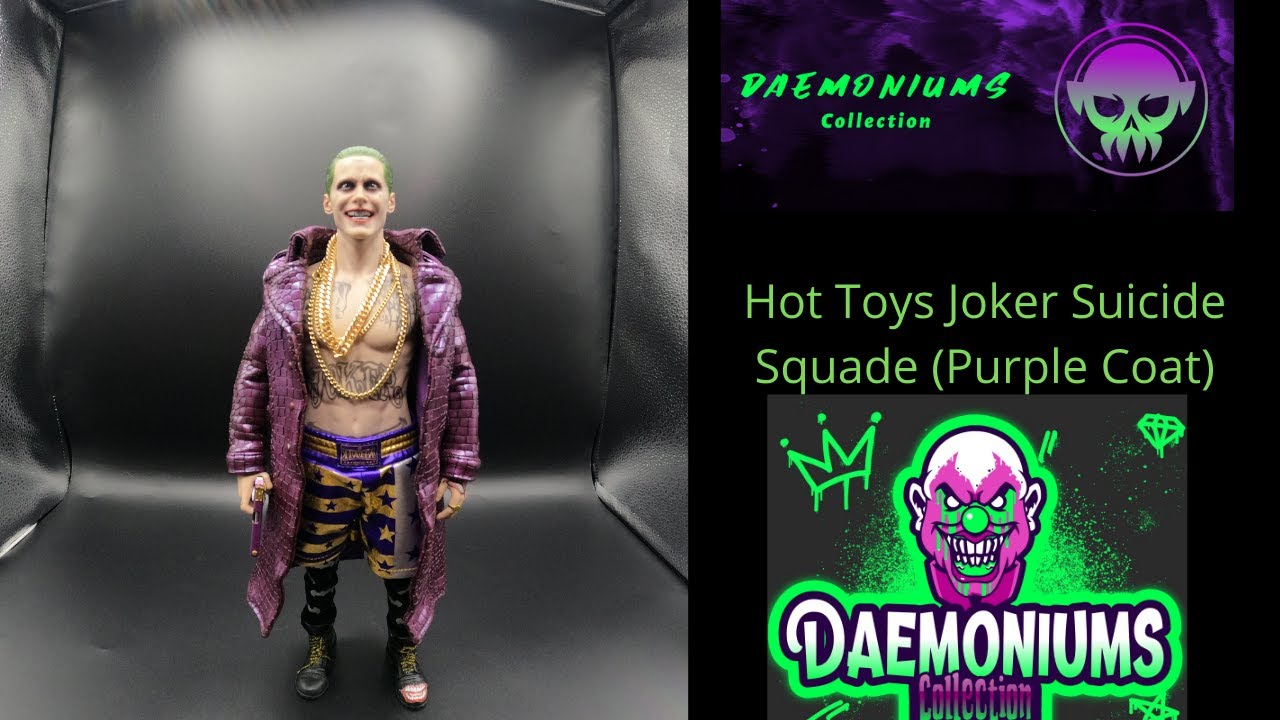 1/6th scale Joker (purple coat) from Hot Toys, released in 2017. Unboxing and full figure review.