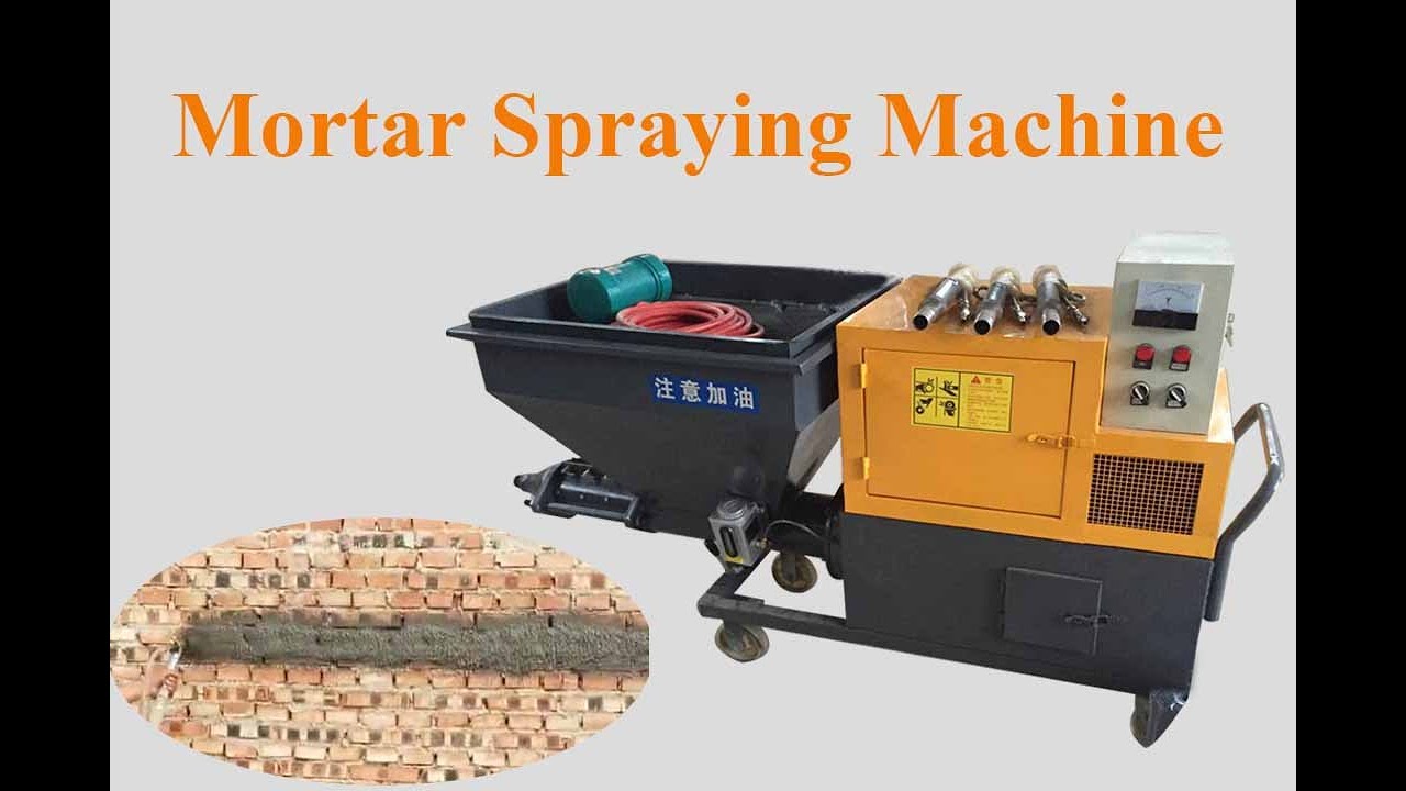 Mortar Spraying Machine | Cement Plaster Spraying Machine for Sale