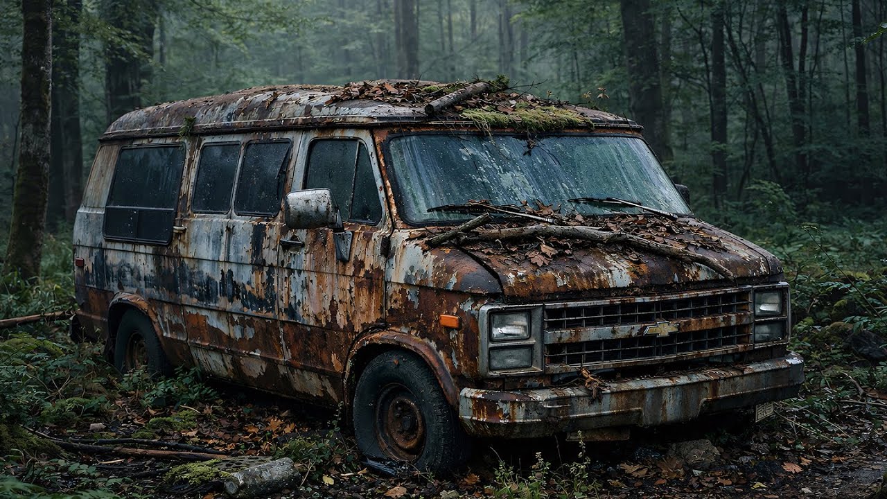 Deep Cleaning & Restoring a Rusted 1986 Chevrolet Chevy G20 Van | ASMR Car Restoration