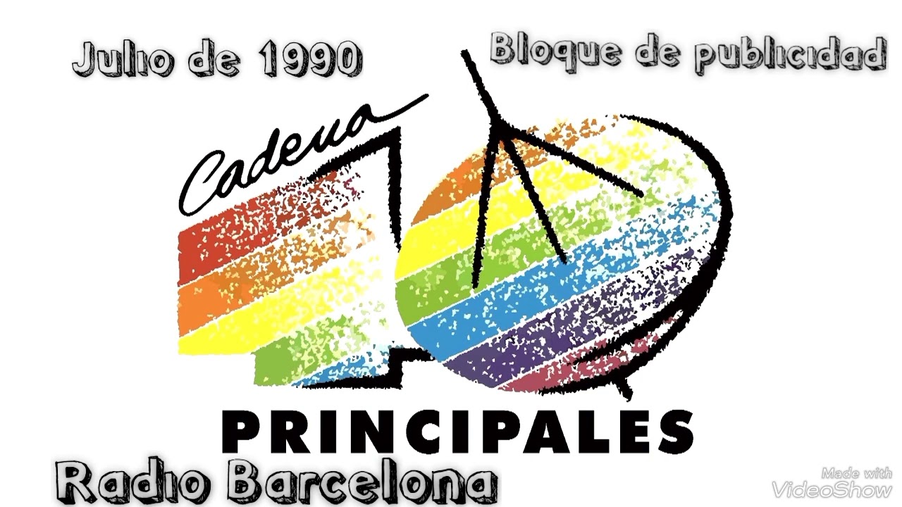 Los 40 Principales Julio 1990 (bloque de publicidad) [Desconexión Radio Barcelona 93.9 FM]
