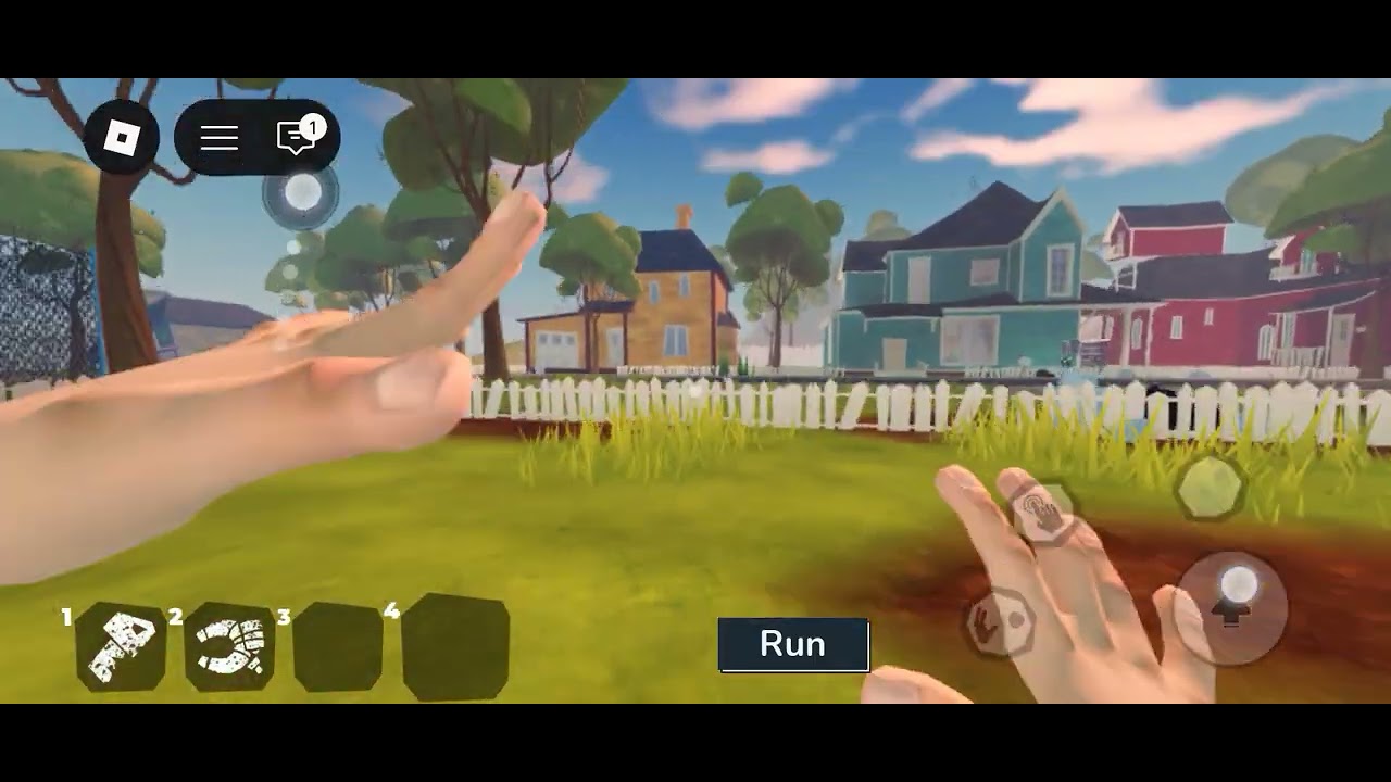 Playing Roblox 
