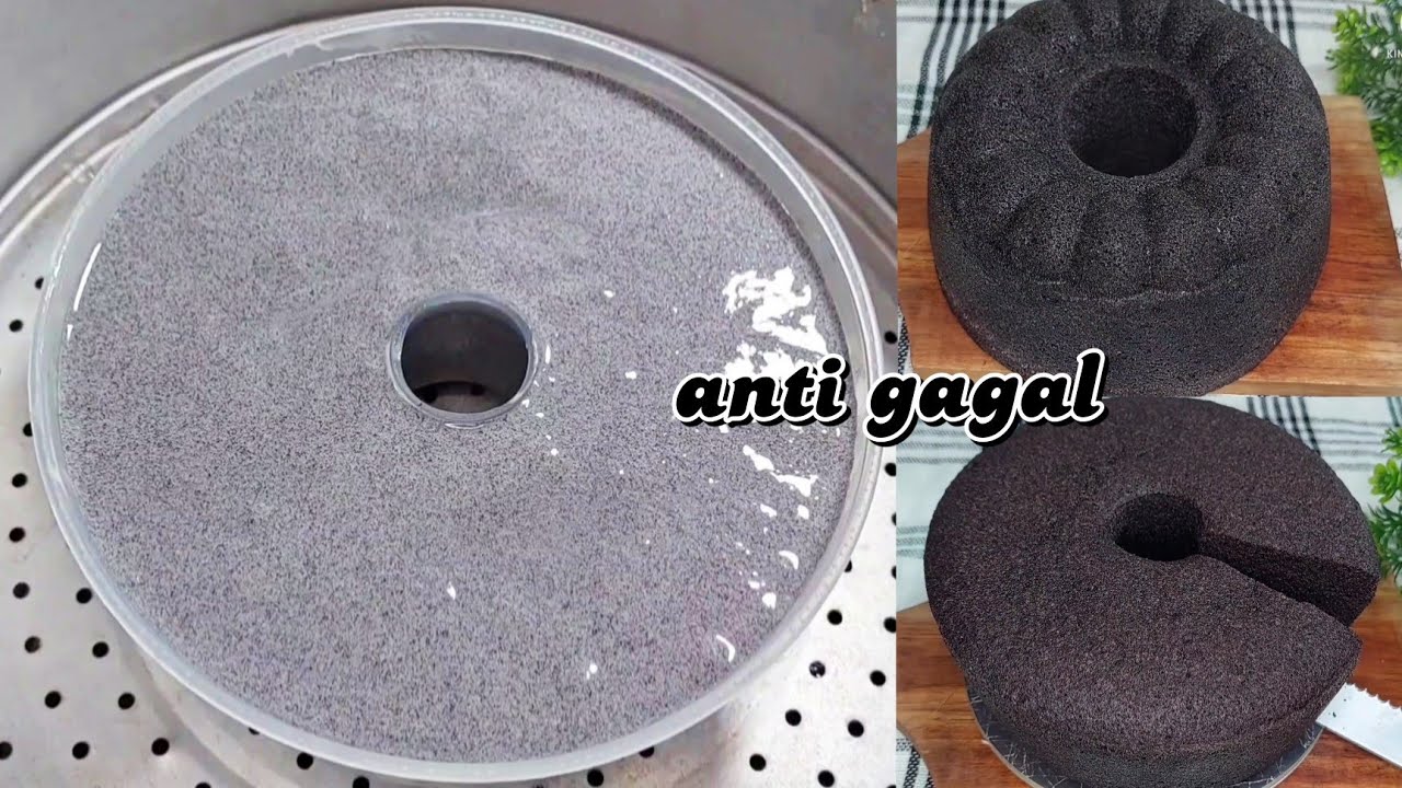 BOLU KETAN HITAM 2 TELUR !! gini loh cara buatnya biar tidak gagal || yuk simak