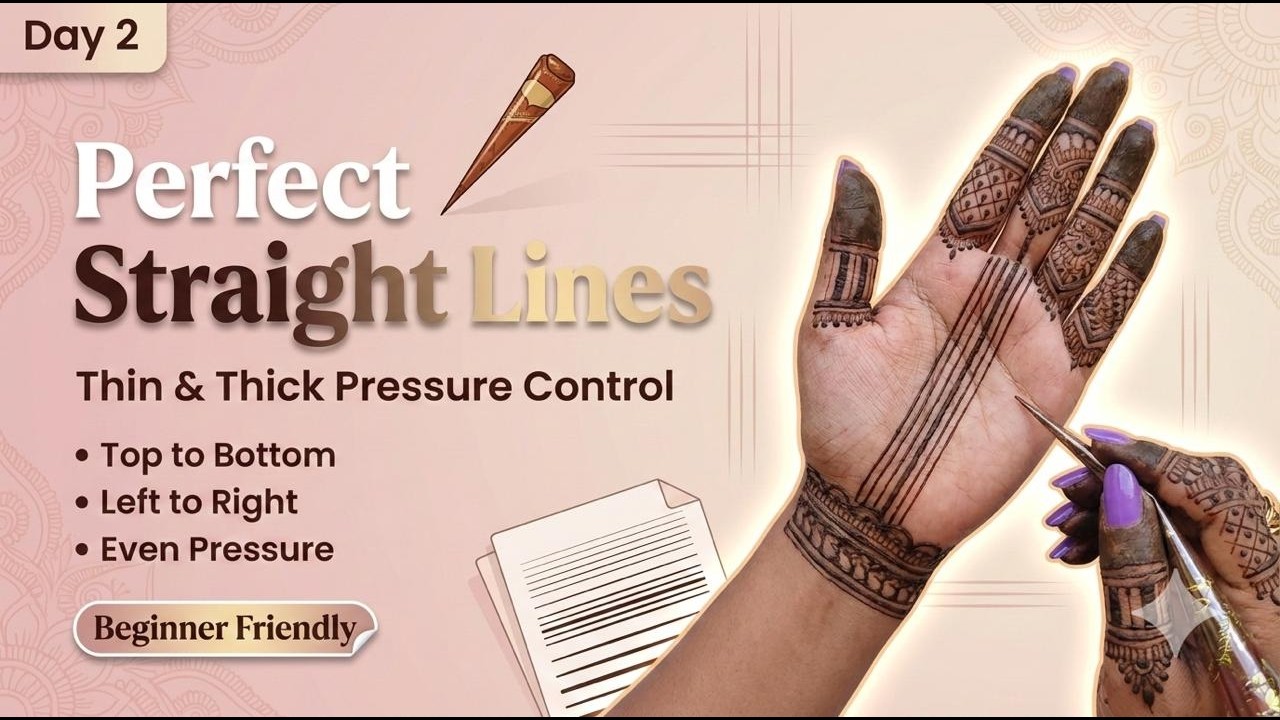 Day 2 Straight line control ka secrect [Thin & Thick line practice]