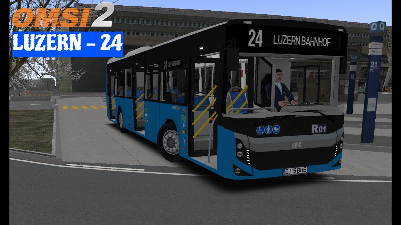 Omsi 2 - Add-on Luzern - Line 24 - BMC Procity 12 Diesel