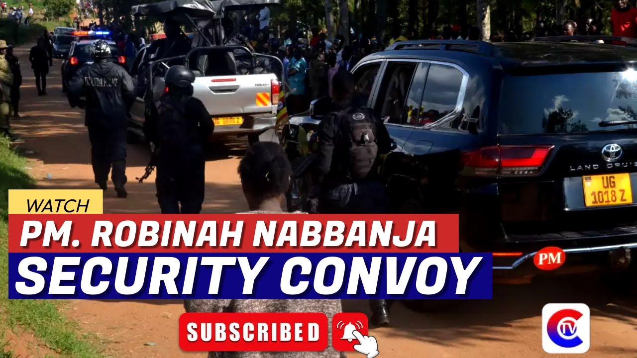 A MUST WATCH: Take a Look at Uganda's Prime Minister Robinah Nabbanja's Security Convoy | #Share