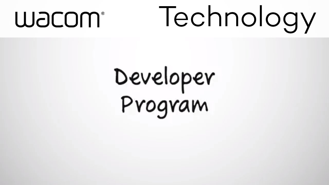 Wacom Digital Ink - Developer Relation Program