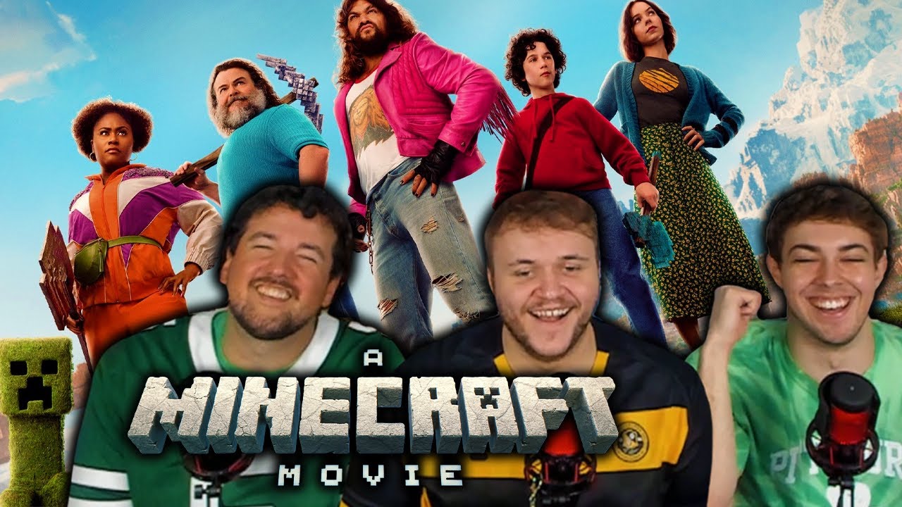 we absolutely LOVED *A MINECRAFT MOVIE* and reliving our CHILDHOODS!!! (Movie Reaction/Commentary)