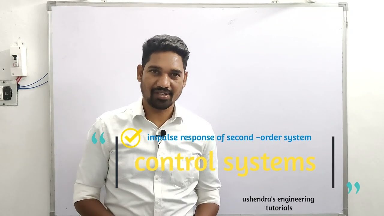 impulse response of second order system||control systems|| ushendra's engineering tutorials