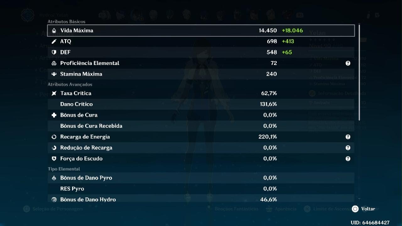 Genshin Impact testado a skirk f2p NO ABISMO 