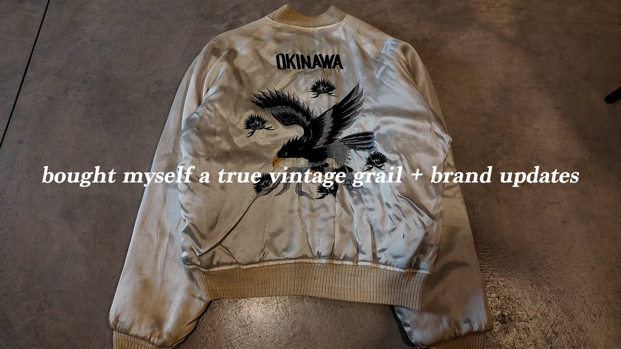 bought myself a true vintage grail for my birthday + huge updates on the clothing brand
