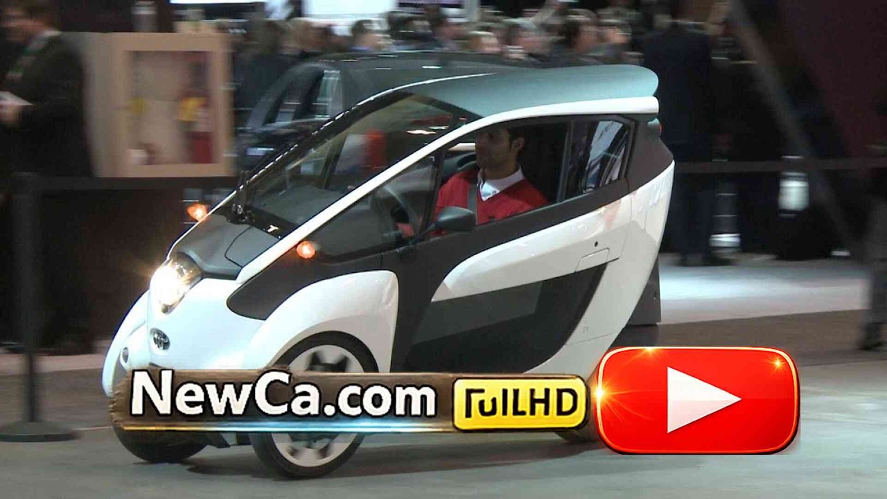🚗 Toyota i-Road Concept Canadian Premiere at the 2015 Canadian International AutoShow (HD)