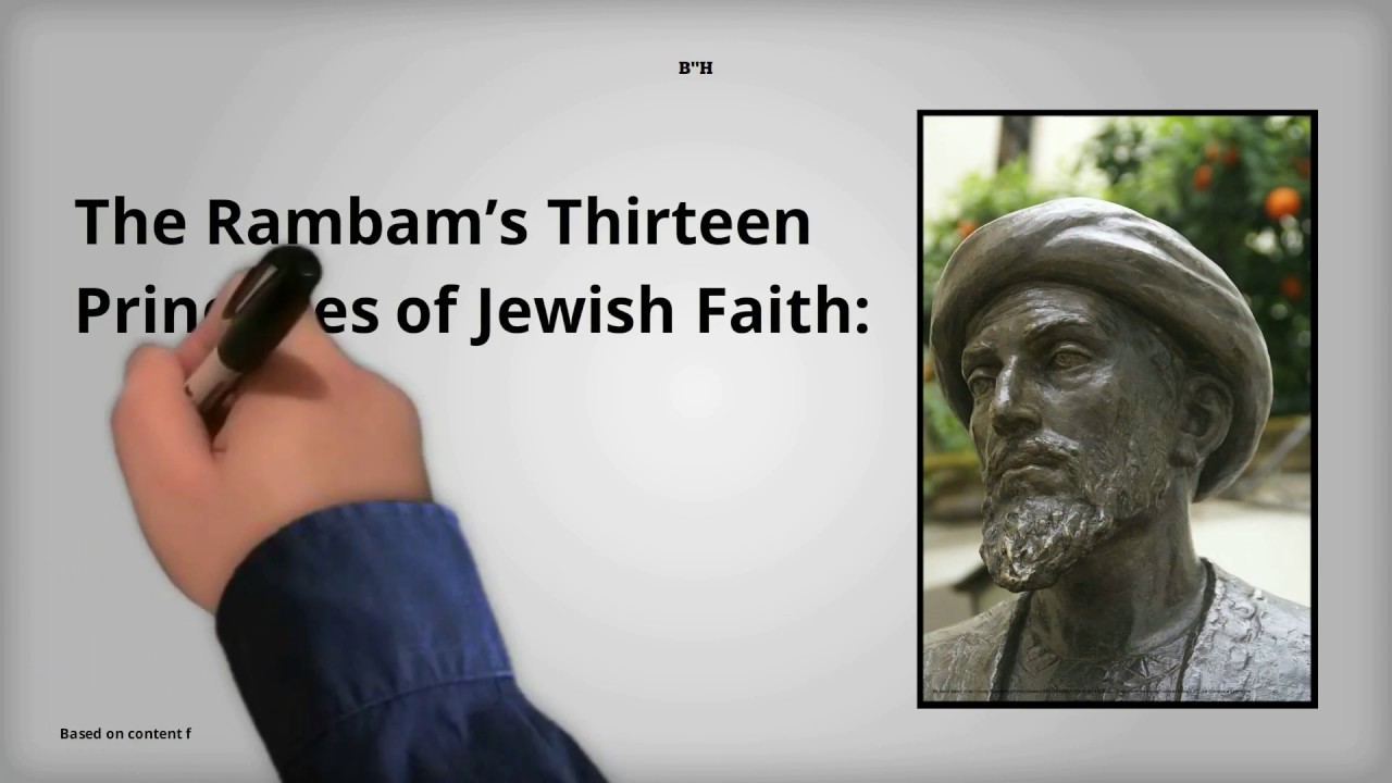 Maimonides -The Rambam's 13 Principles of Jewish Faith: Quick Video Study Guide