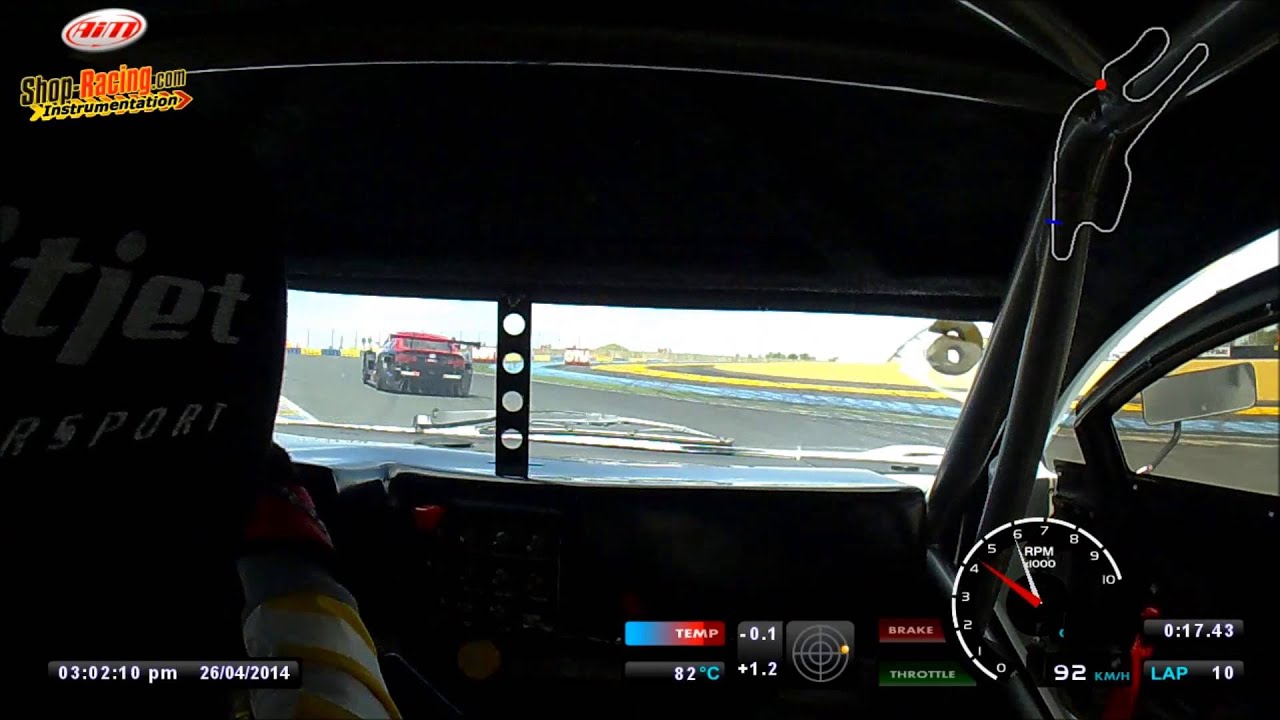 GT Tour Le Mans 2014: Margot Laffite  Mitjet Turbo - Course 1