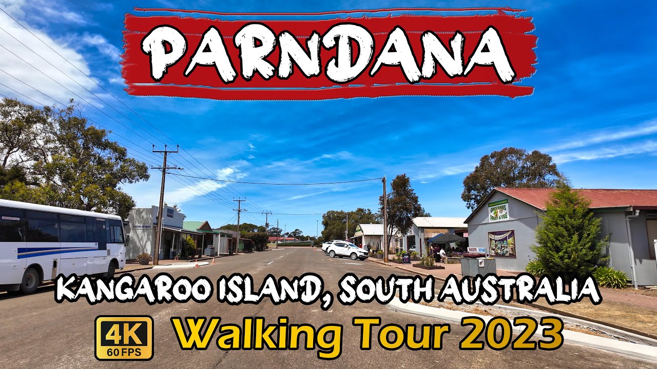 Parndana, Kangaroo Island Walking Tour [4k-60fps] 🇦🇺 🦘