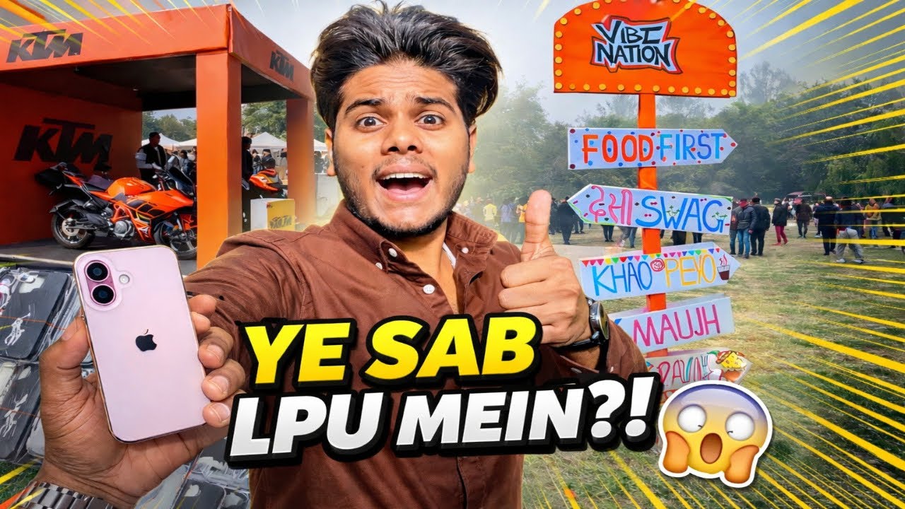 Campus Mein Achanak Carnival 😱 | iPhone Covers, Bikes & Fun 