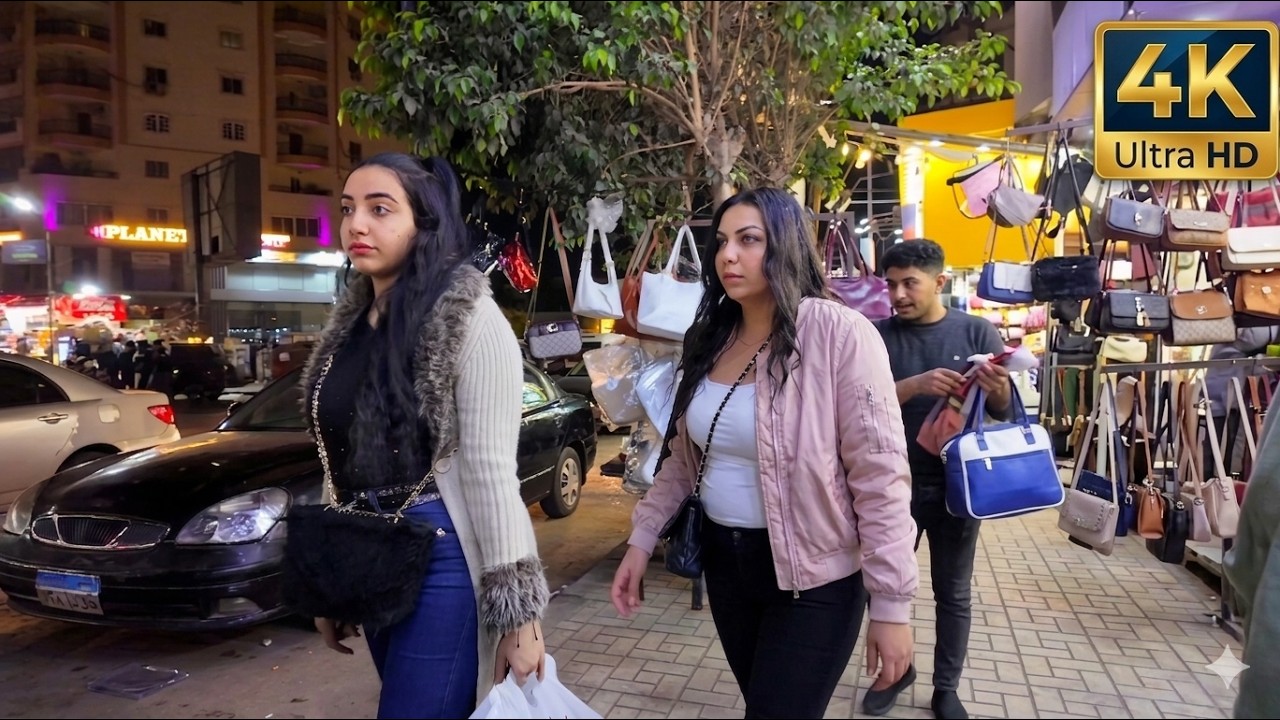 اسواق شبرا مصر منتصف الليل حياة يومية حقيقية | جولة سير