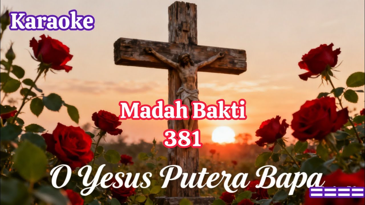 O Yesus Putera Bapa  KARAOKE  organ gitar#prapaskah #karaoke 