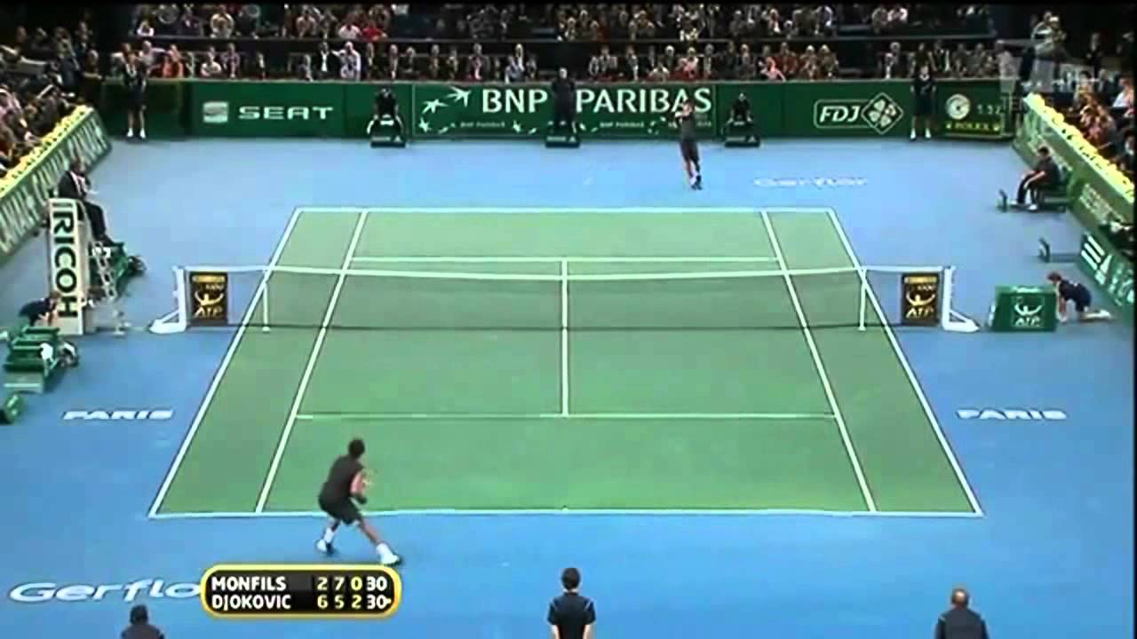 Djokovic vs Monfils Final ParisBas 2009*