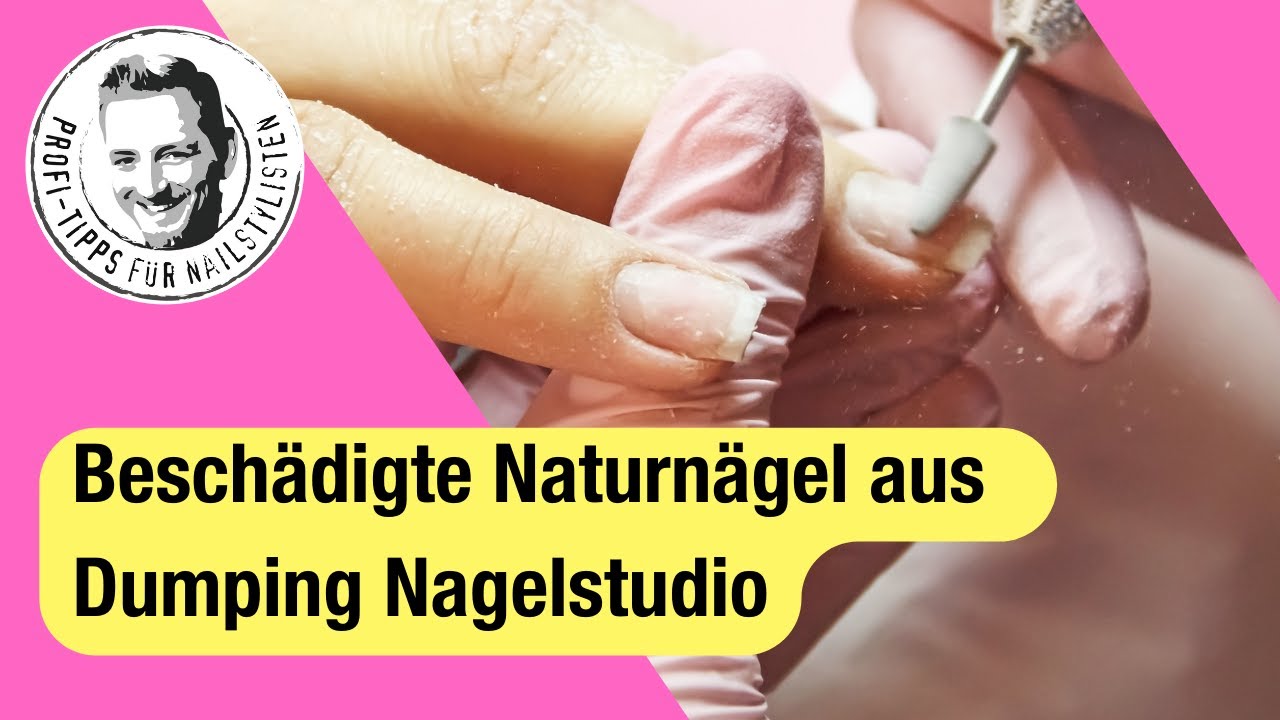Kaputte Nägel aus dem Dumping Nagelstudio!!! Wie rettet man beschädigte Naturnägel mit Acrylgel