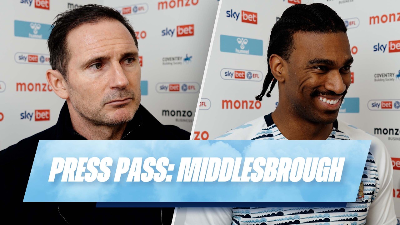 Frank Lampard and Haji Wright react to Coventry City's win against Middlesbrough. 🎙️