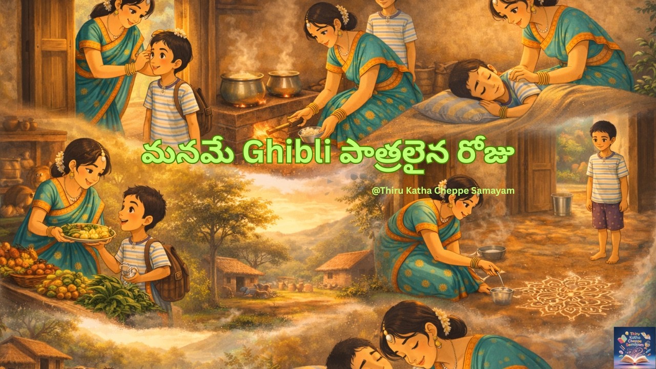 మనమే Ghibli పాత్రలైన రోజు | When Me and My Nephew Became Ghibli Characters | మా గిబ్లీ ఉదయం #ghibli