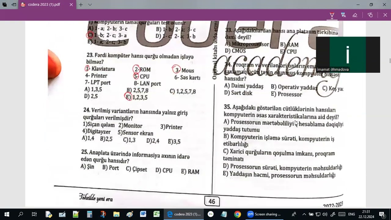 Təkrar sual cavab