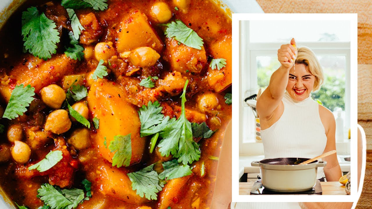 Chickpea Curry - Easy Vegan Chickpea & Butternut Squash Recipe | Delicious & Healthy One-Pot Meal