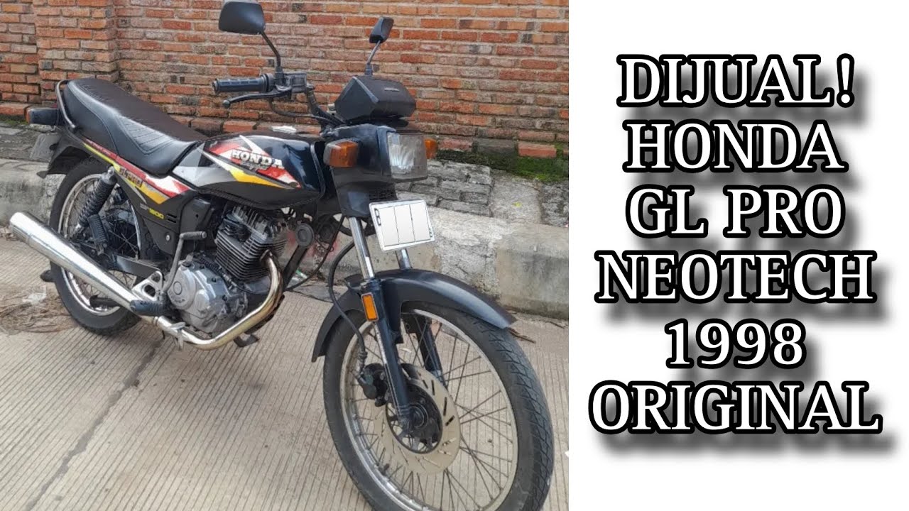 TERJUAL! REVIEW HONDA GL PRO NEOTECH 1998 ORIGINAL!