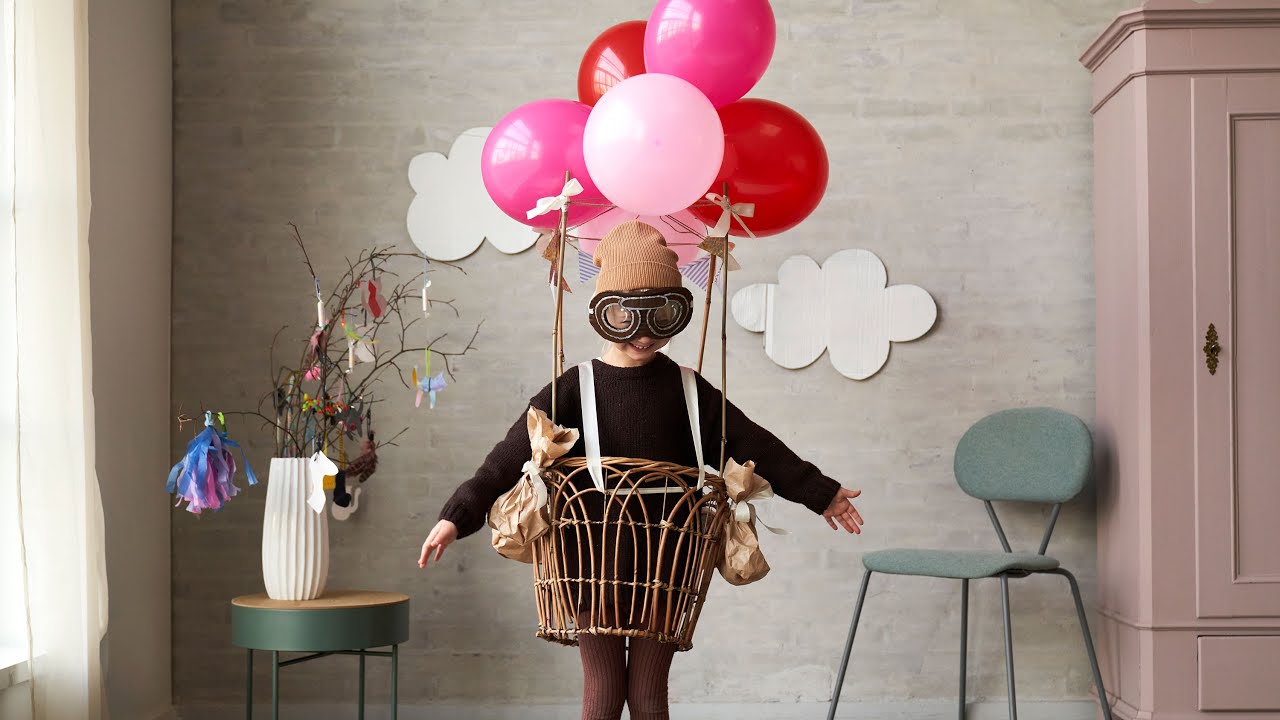Hot air balloon pilot costume for children – DIY by Søstrene Grene