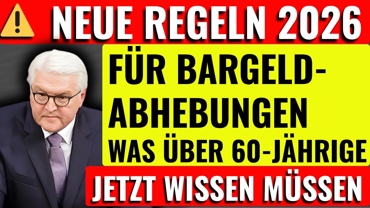 🚨 Bargeld Regeln 2026 Automat verweigert Auszahlung Infos für Rentner  RentenInfo Heute