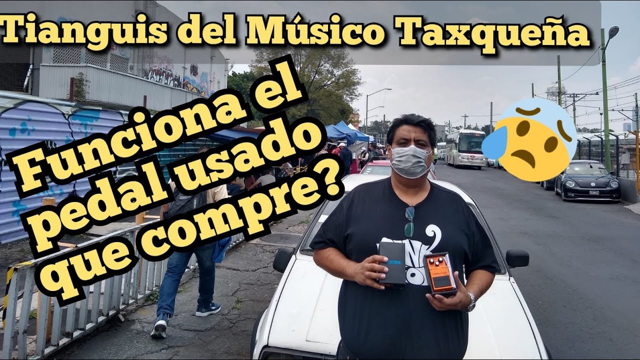 Tianguis del músico Taxqueña, compré un pedal Boss DS-1