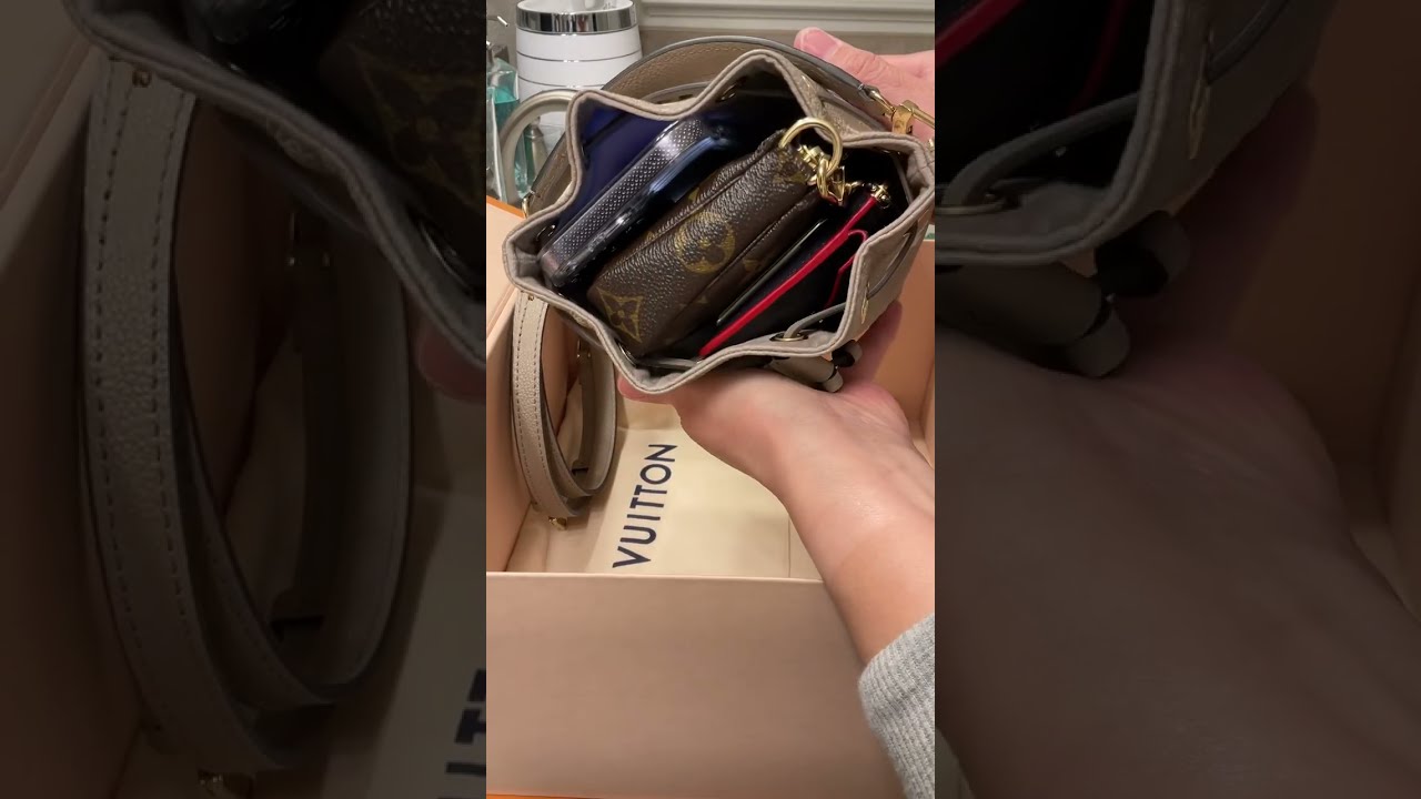 What fits? Louis Vuitton Nano Noe Cream Empreinte, Part 2