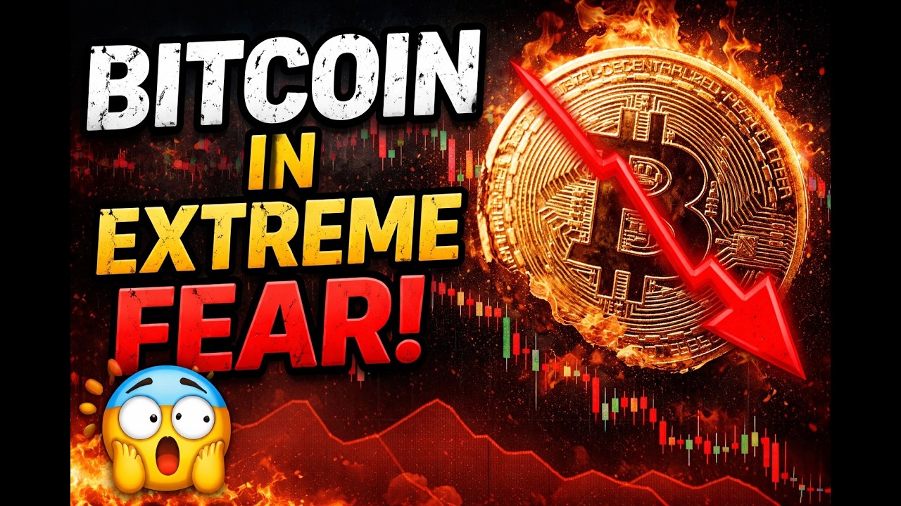 BITCOIN HITS $58,000. BITCOIN IN EXTREME FEAR