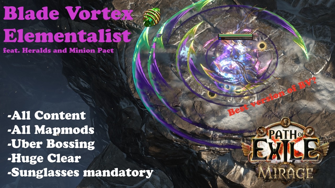 3.28 Herald stacking Blade Vortex feat. Minion Pact - Explodemaxxing - Path of Exile 1