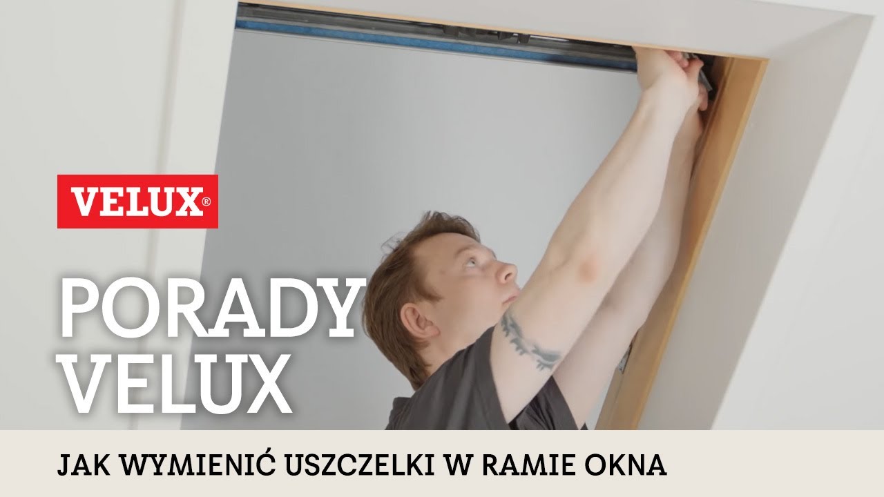 Wymiana uszczelki na ramie okna dachowego VELUX GGL (V21)