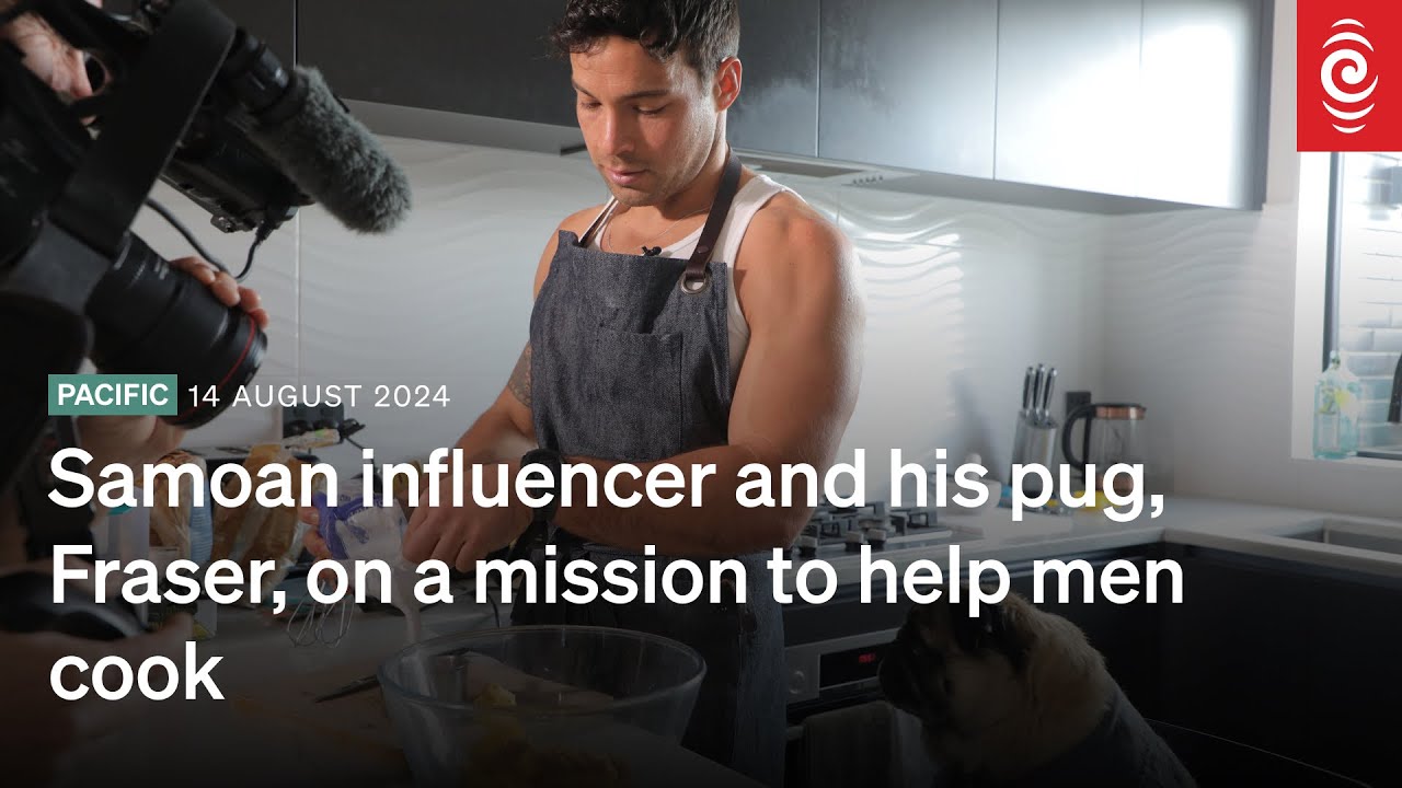 Daniel Rankin has become a social media star with his cooking videos featuring his dog, Fraser.