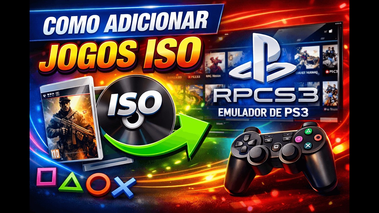 Como Adicionar Jogos ISO no RPCS3 (PS3 no PC Passo a Passo)